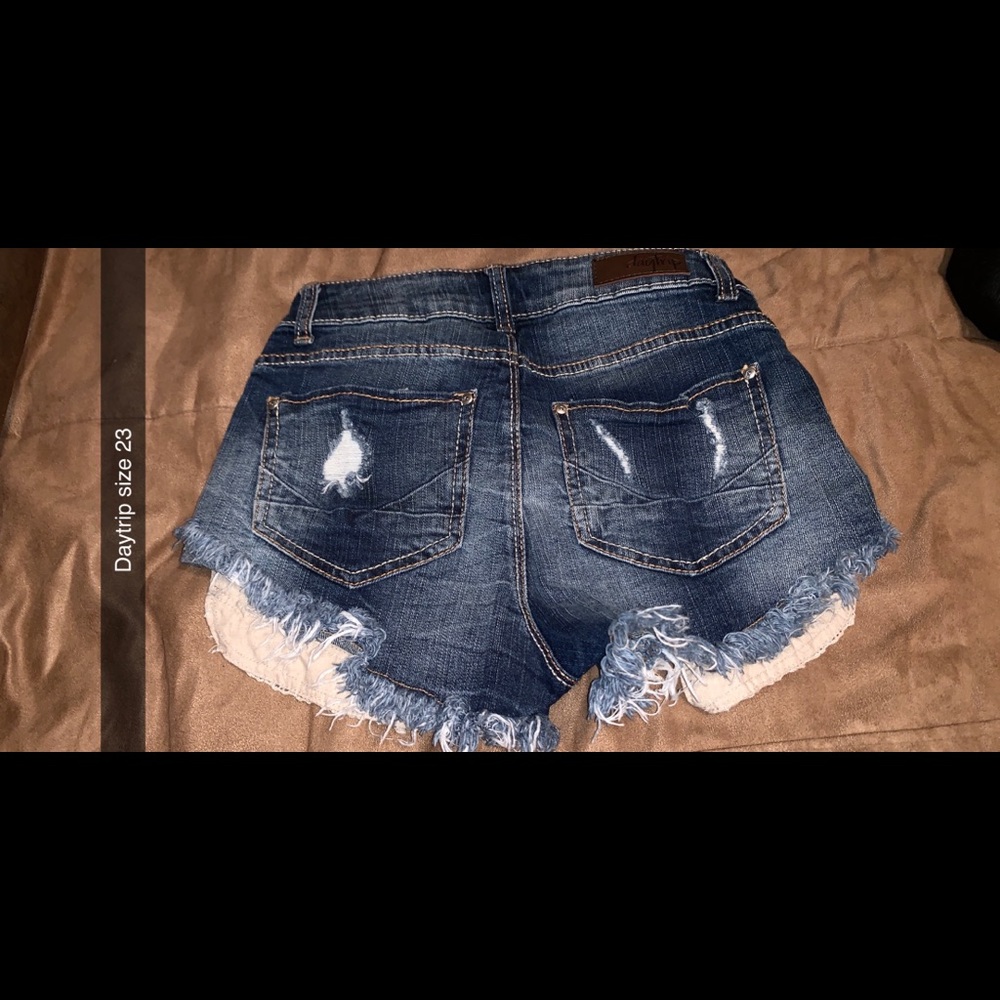 Blue jean shorts
